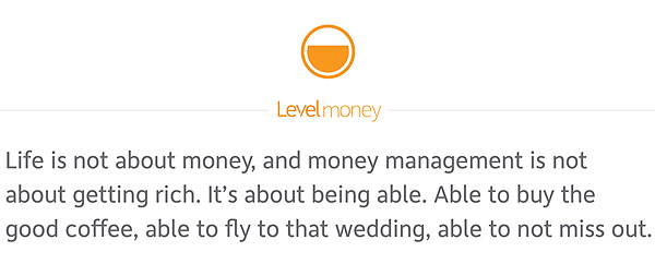 level money blog message