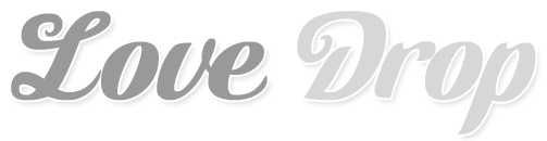 Love Drop Logo - Gray