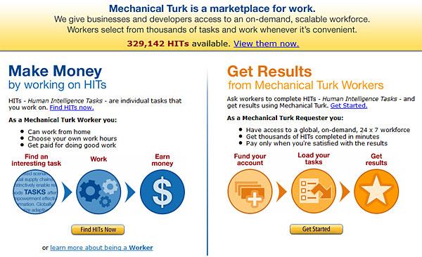 mechanical turk amazon