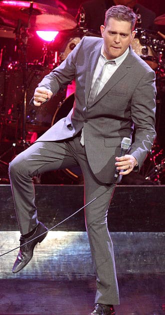 michael buble dancing