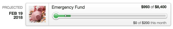 mint emergency fund savings