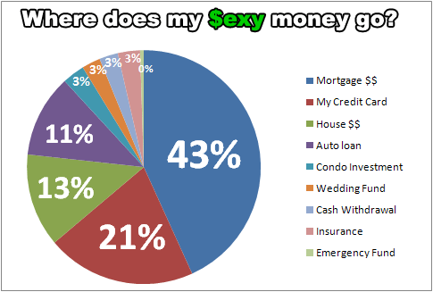 where my money goes chart