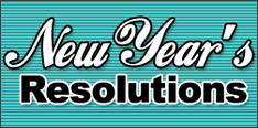 New Year's Resolutions!