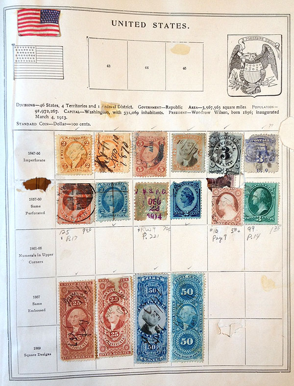 old us stamps collection