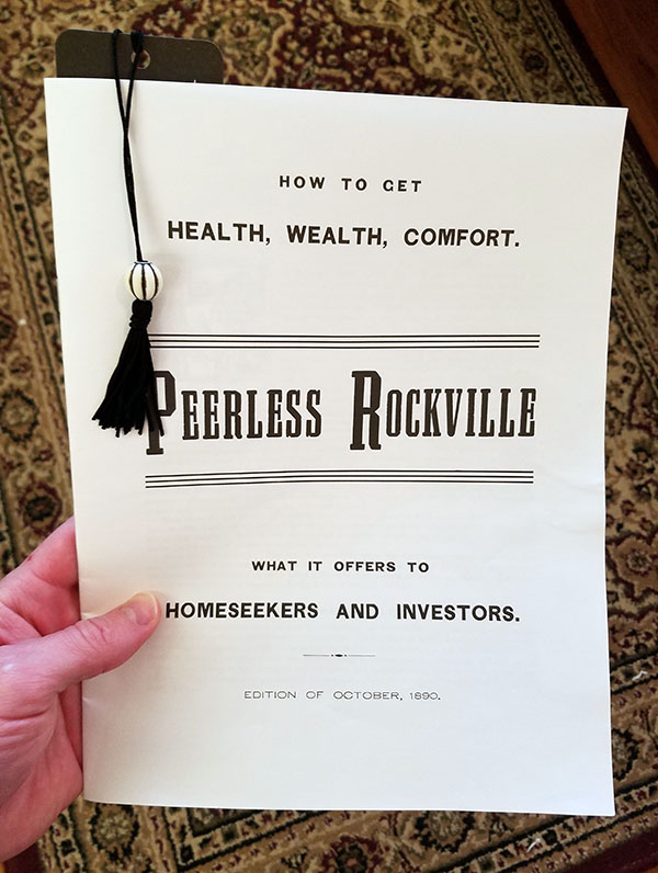 peerless rockville pamphlet 1890