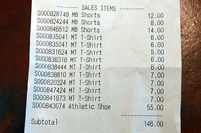 platos closet receipt