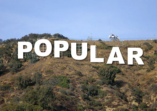 popular hollywood sign