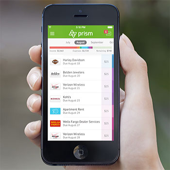 prism app pay bills