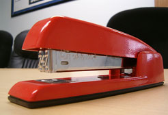 Red Swingline Stapler