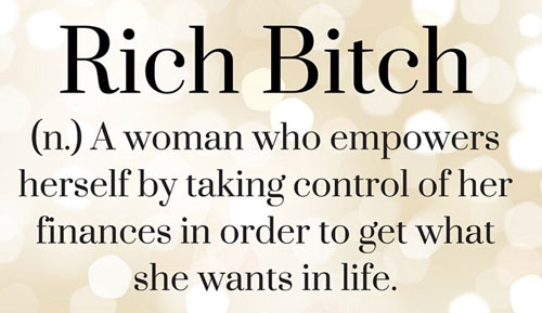 rich bitch means