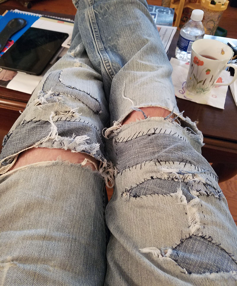 ripped jeans