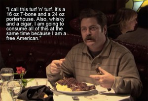 ron swanson steak | Budgets Are Sexy | Budgets Are Sexy