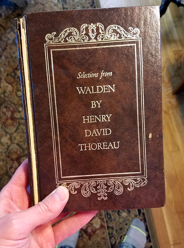 selections from walden book