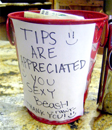 sexy tip jar