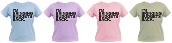 ladies budgeting shirts
