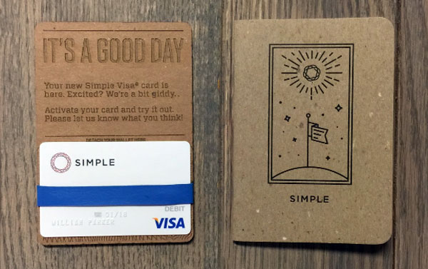 simple debit card package