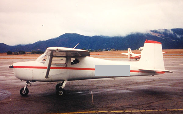 small plane mountains