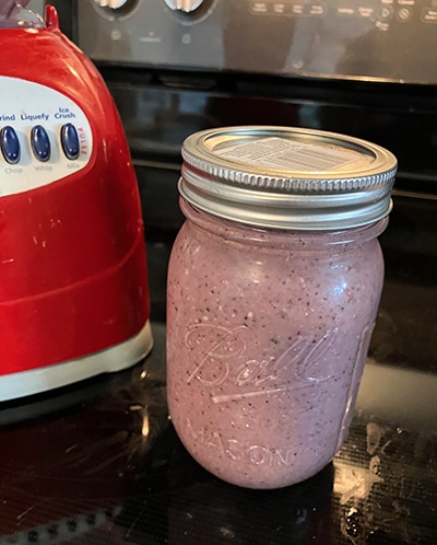 smoothie mason jar