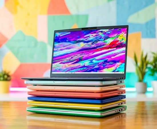 stack of laptops