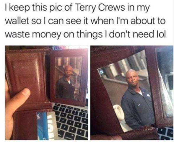 terry crews wallet