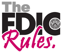the FDIC rules.