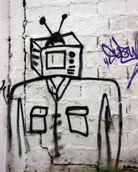 TV Graffiti Man