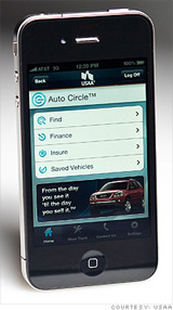 usaa auto circle iphone