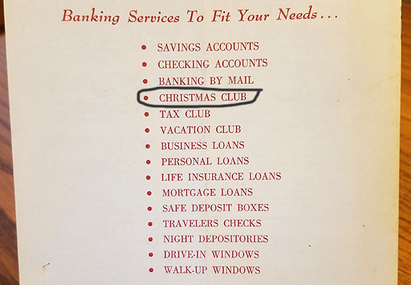 vintage banking services