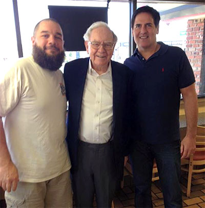 warren buffett, mark cuban, john schmoll