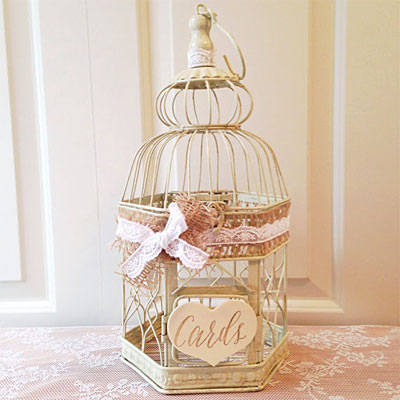 wedding birdcage cards