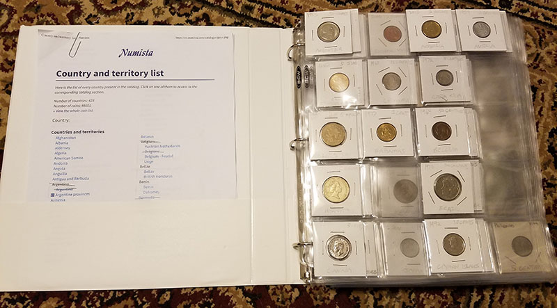 world coin collection