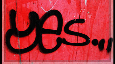 yes graffiti